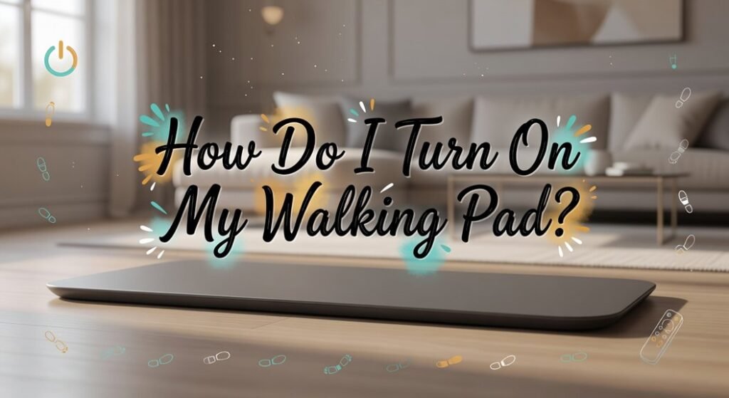 activating a walking pad