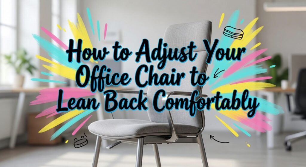 adjust office chair lean back