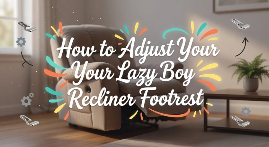 adjust recliner footrest height
