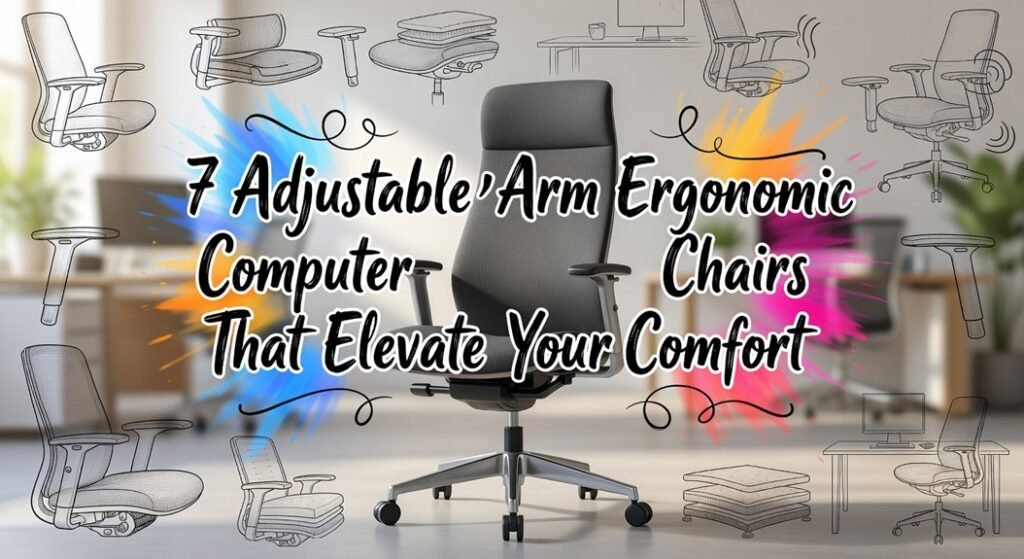 adjustable armrest ergonomic chairs