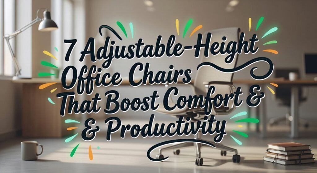 adjustable office chairs selection
