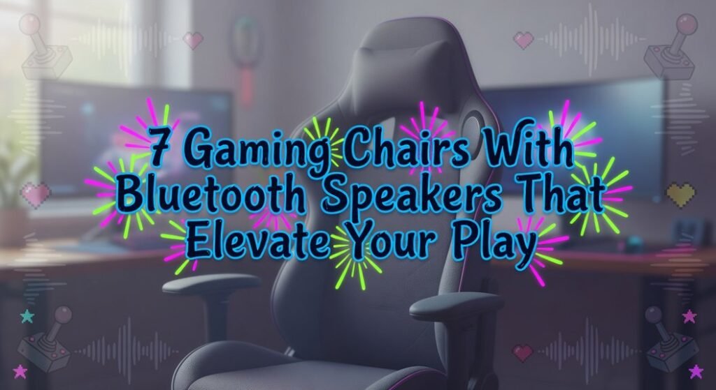 bluetooth speaker gaming chairs