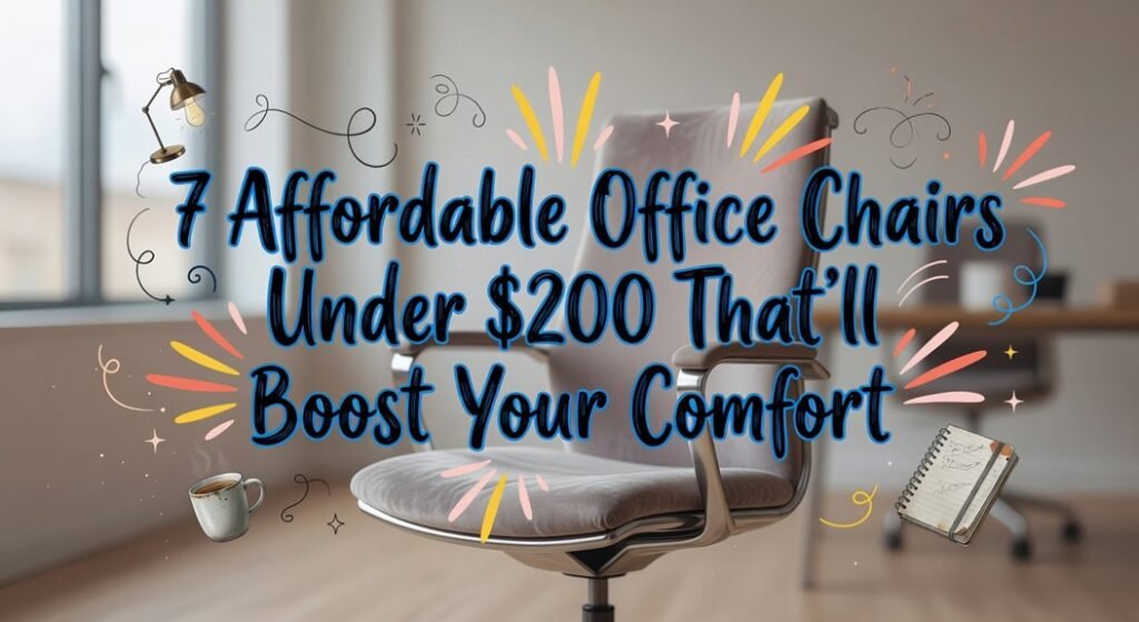 budget friendly ergonomic seating