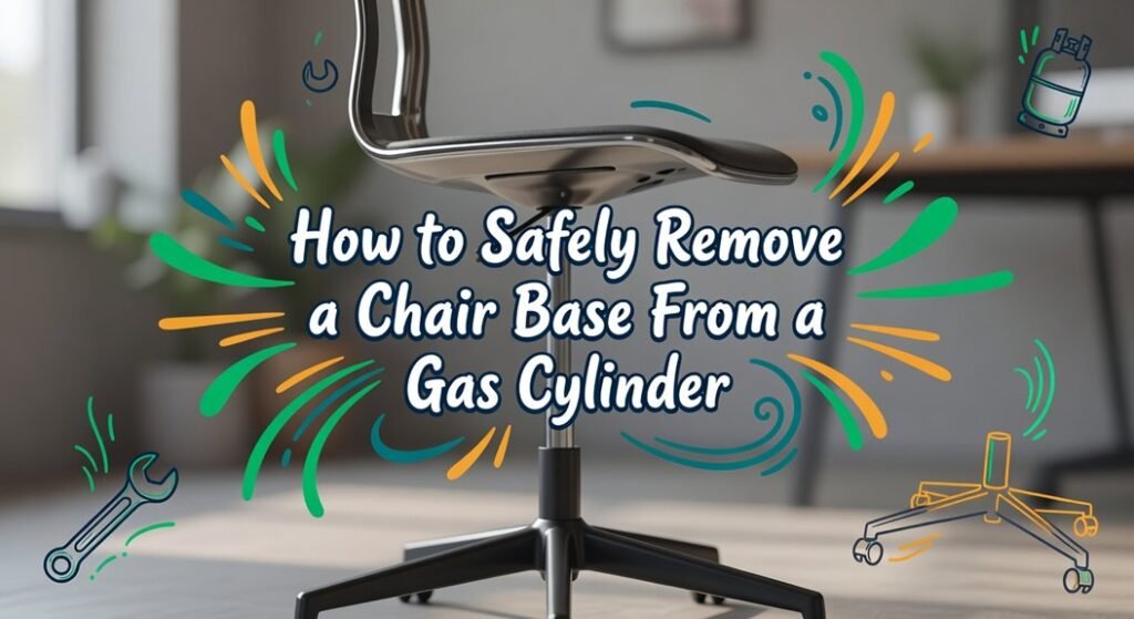 chair base gas cylinder removal