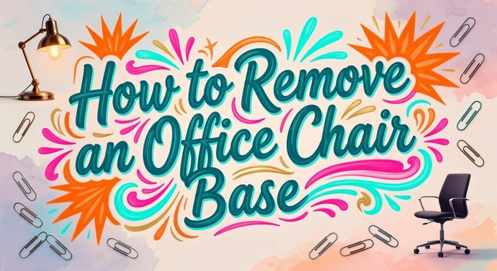 chair base removal procedure