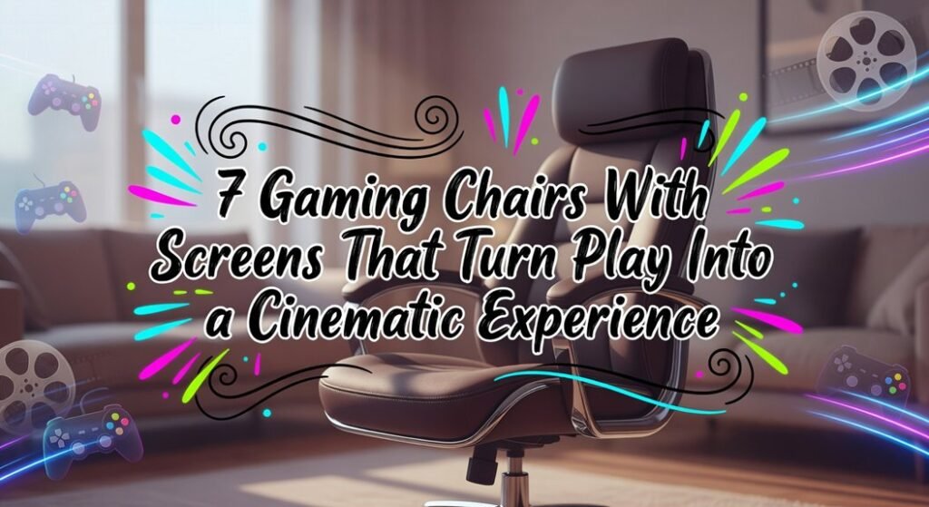 cinematic gaming chair screens