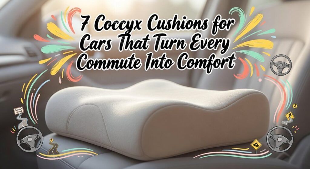 coccyx cushions enhance commuting comfort