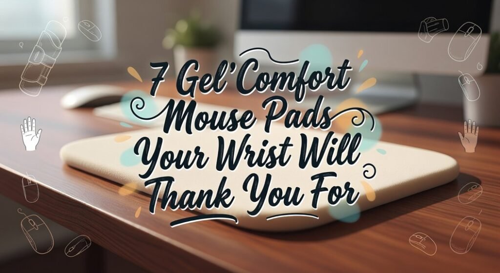 comfortable ergonomic gel mousepads