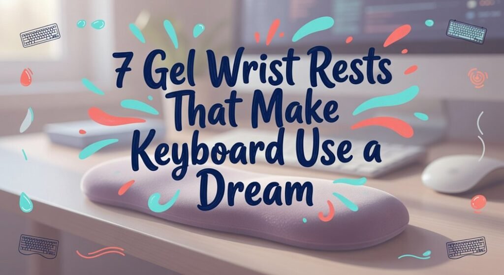 comfortable keyboard wrist supports