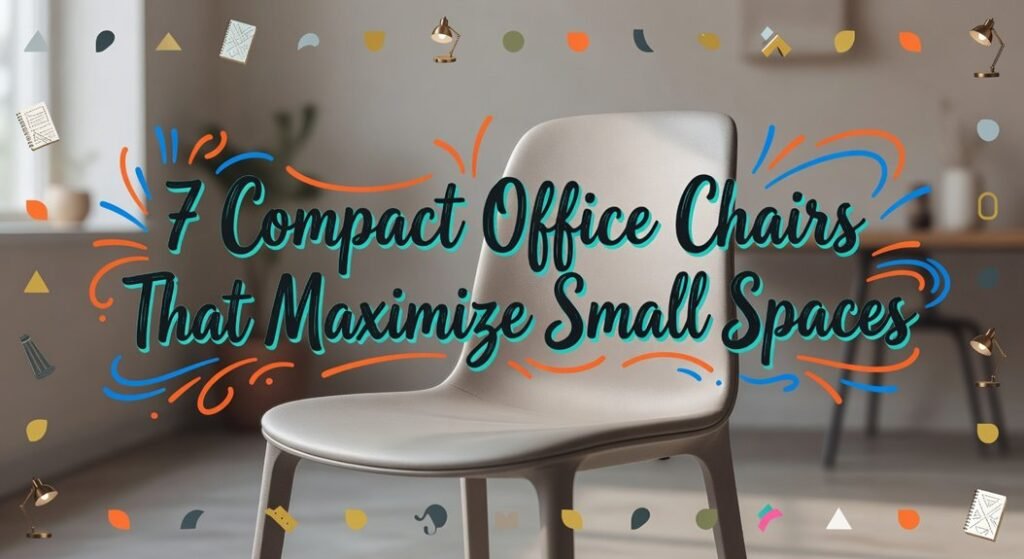 compact chairs for small spaces