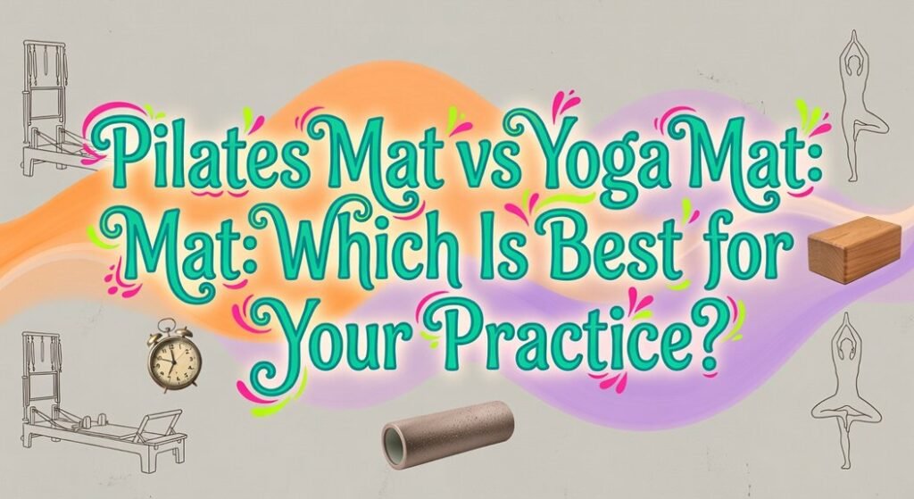 comparing two workout mats