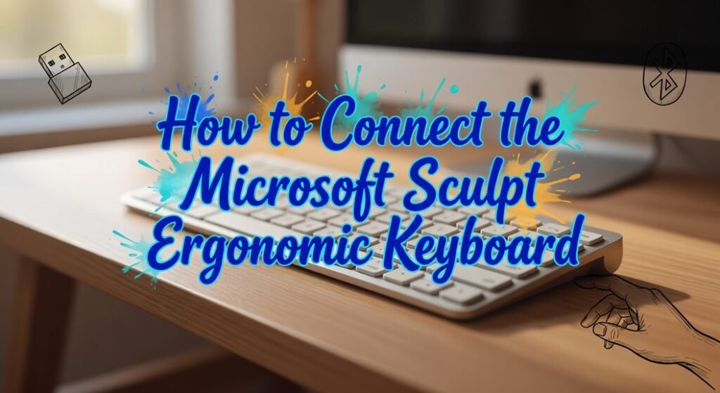 connect ergonomic keyboard instructions