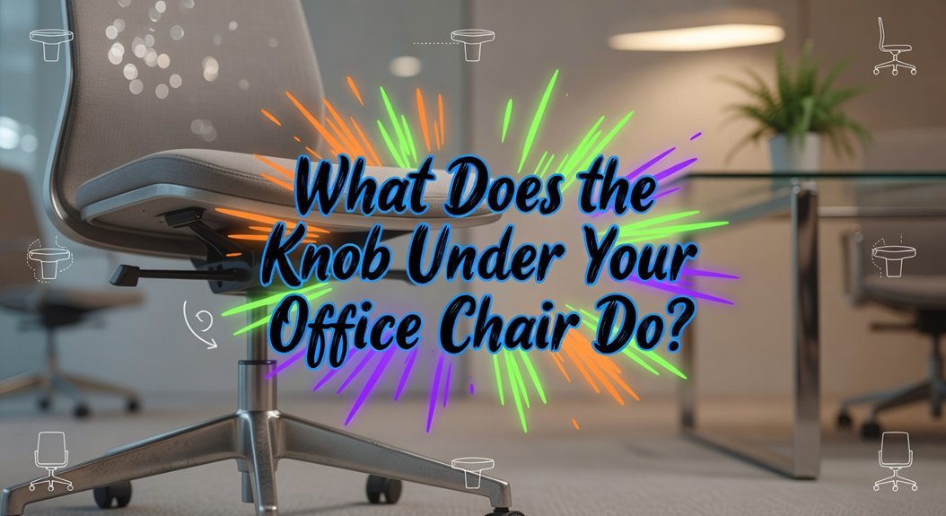 What Does the Knob Under Your Office Chair Do?