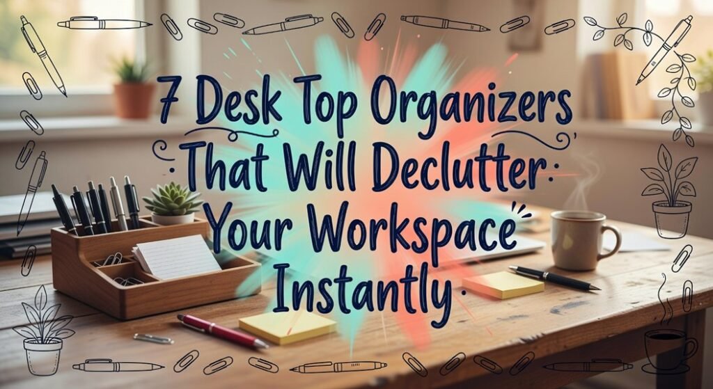 desk organizers declutter workspace