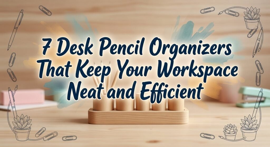 desk pencil organization solutions