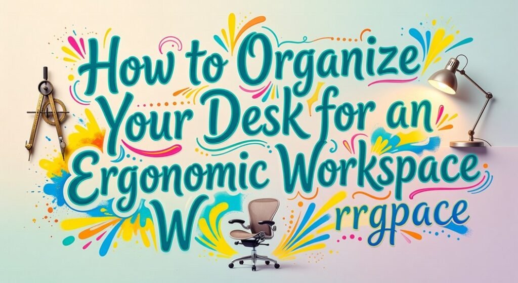 desk setup for ergonomics