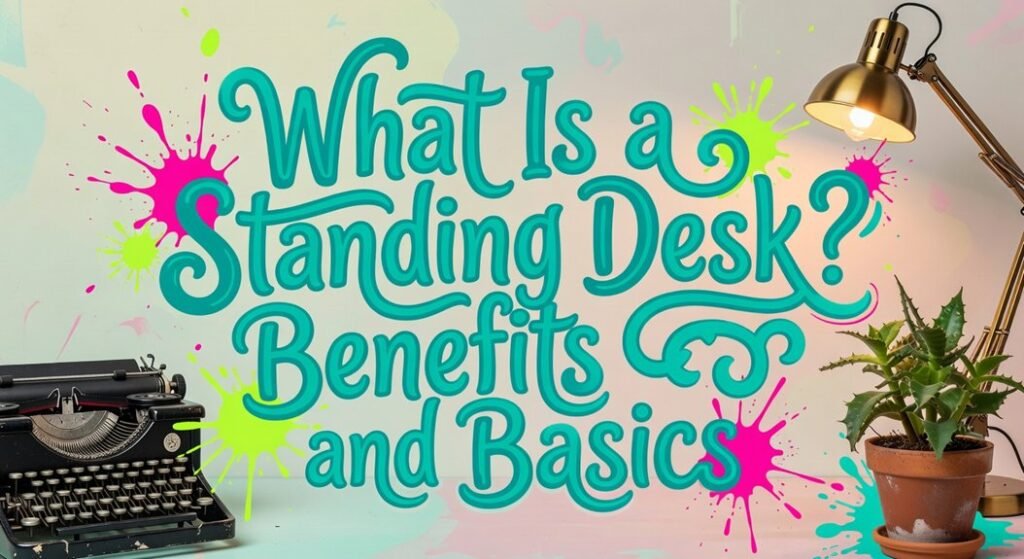 desks allowing upright posture