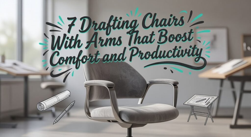 drafting chairs with arms