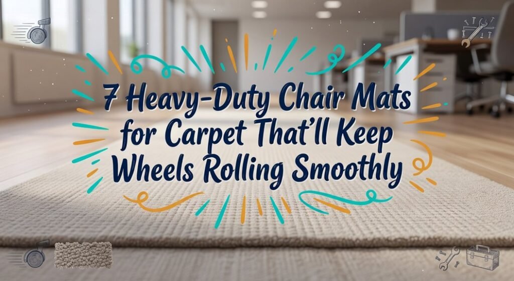 durable carpet chair mats