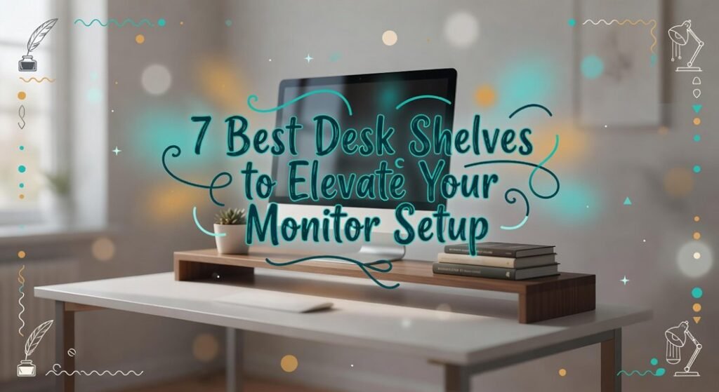 elevate monitor with shelves