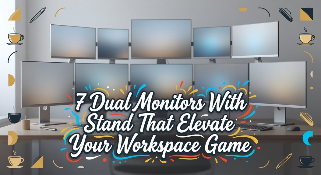 7 Dual Monitors With Stand That Elevate Your Workspace Game