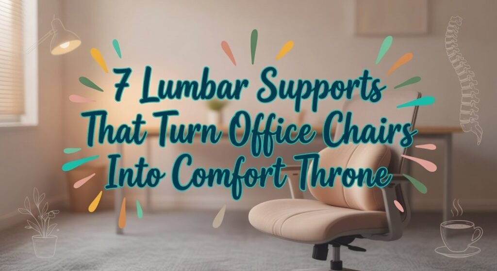 enhanced office chair comfort