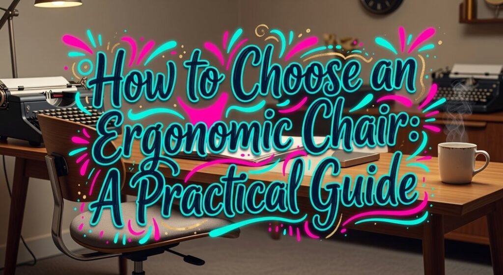 ergonomic chair selection guide