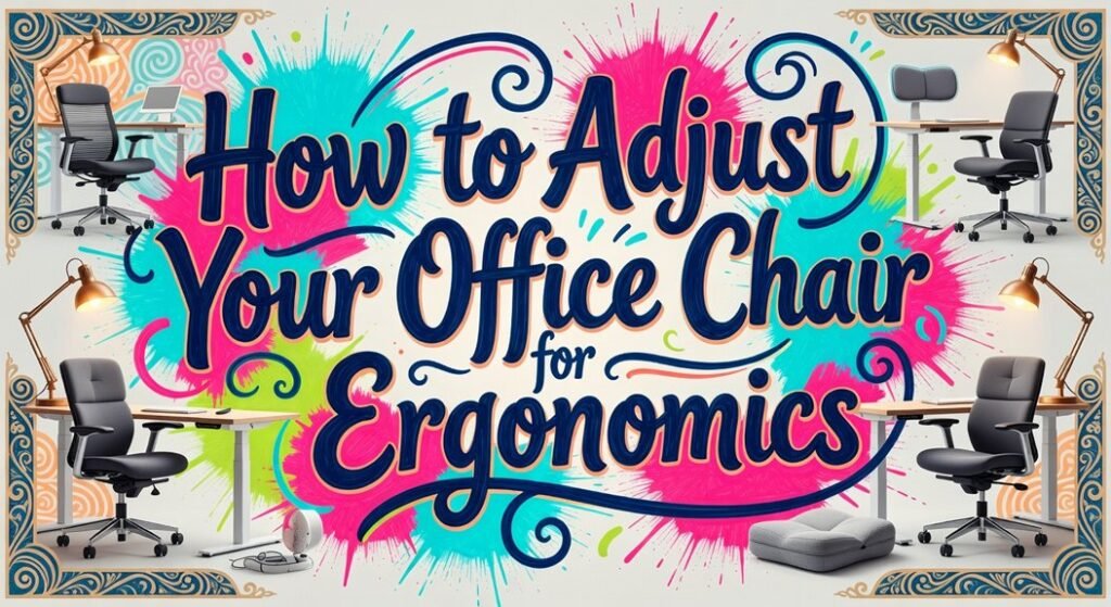 ergonomic office chair adjustment