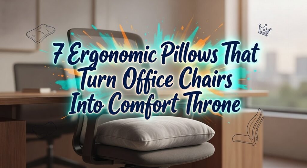 ergonomic office chair pillows