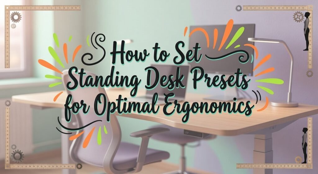 ergonomic standing desk presets