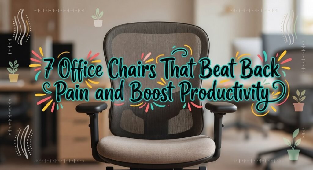 ergonomic work chair recommendations