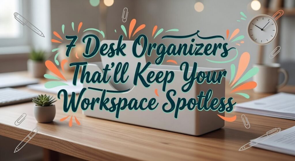 essential desk organization products