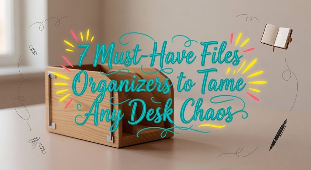 essential desk organization tools