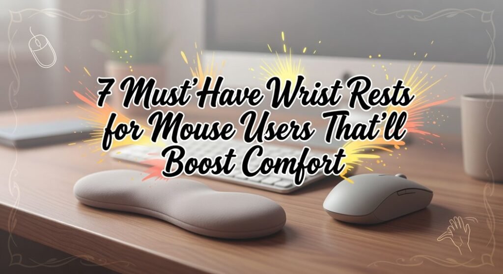 essential ergonomic mouse wristrests