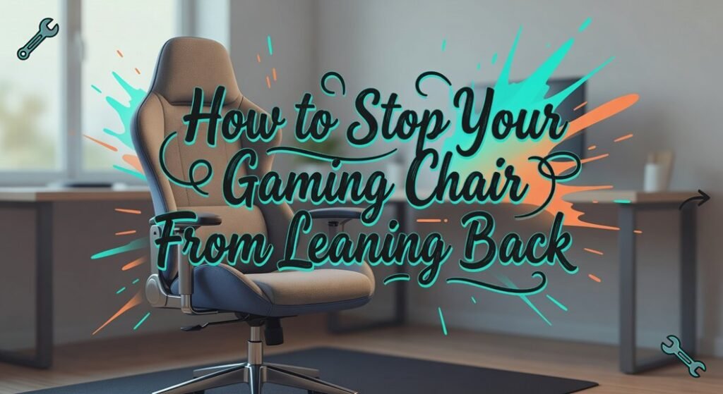 fix gaming chair tilt
