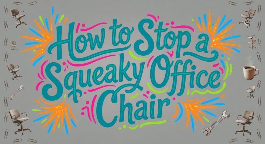 fixing chair squeaking noise