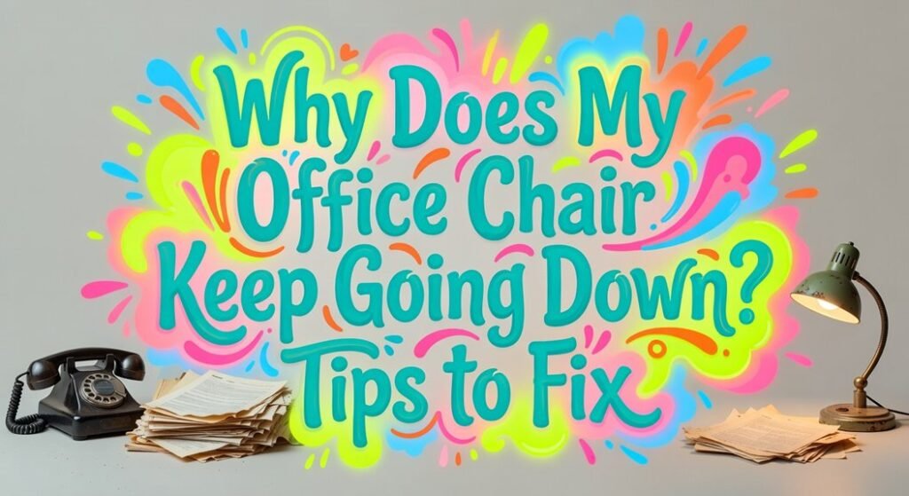 fixing sinking chair problem