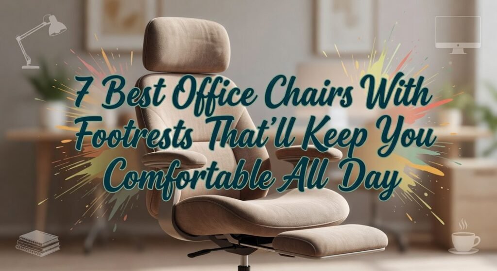 footrest equipped office chairs