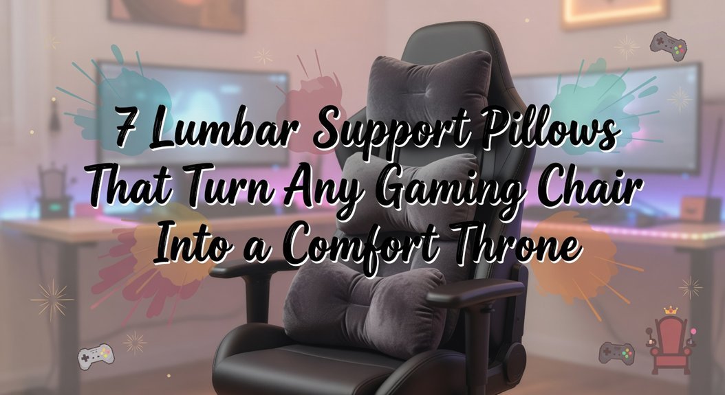 7 Lumbar Support Pillows That Turn Any Gaming Chair Into a Comfort Throne
