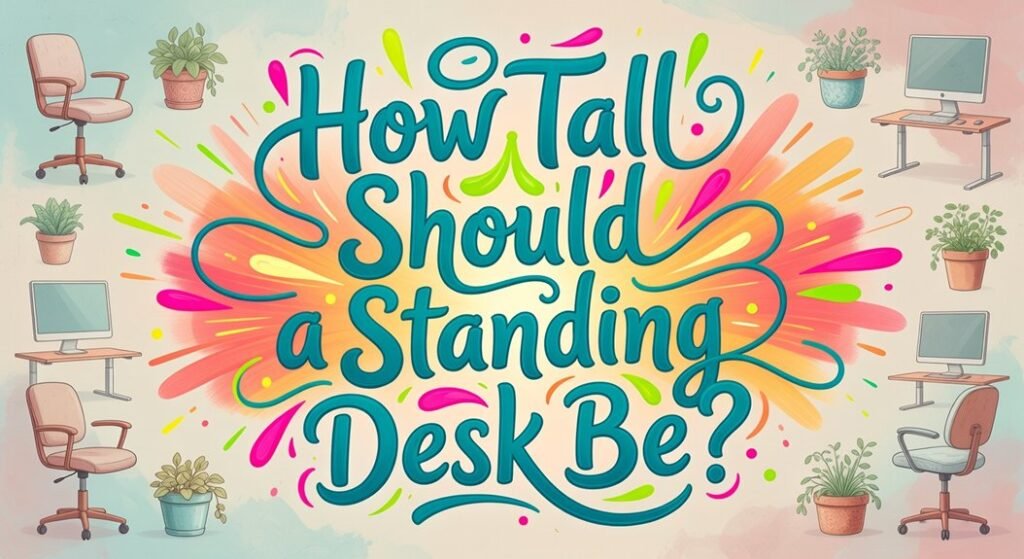 height for standing desks