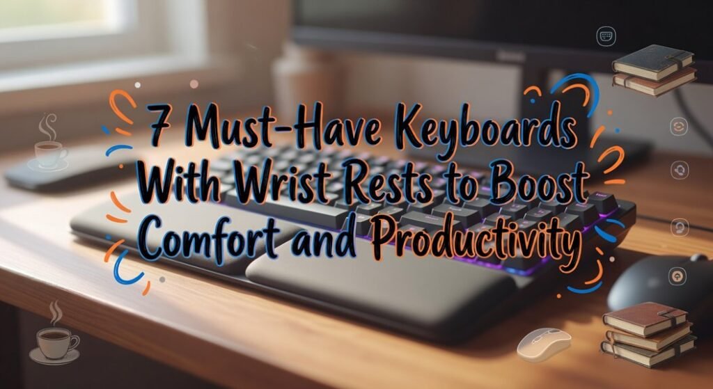 keyboards with wrist rests