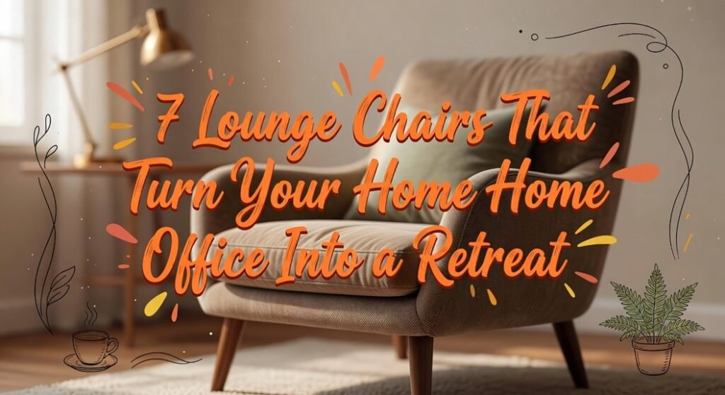 lounge chair home retreat