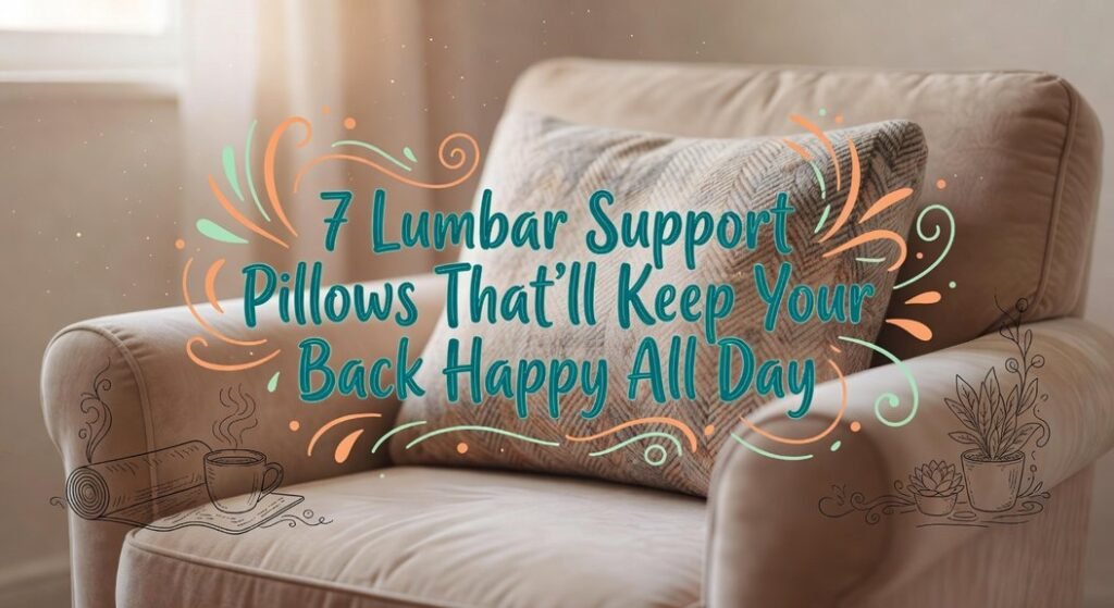 lumbar pillows for all day comfort