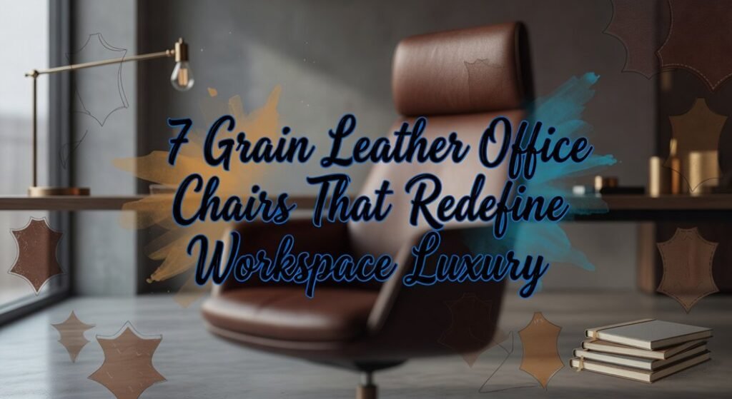 luxurious grain leather chairs