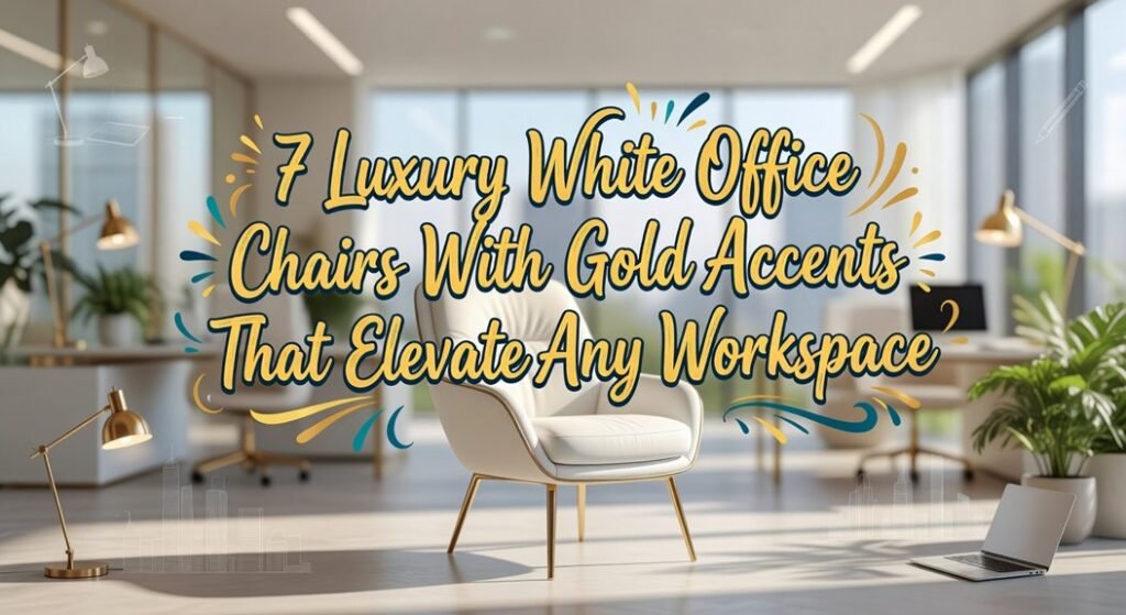 luxury white office chairs