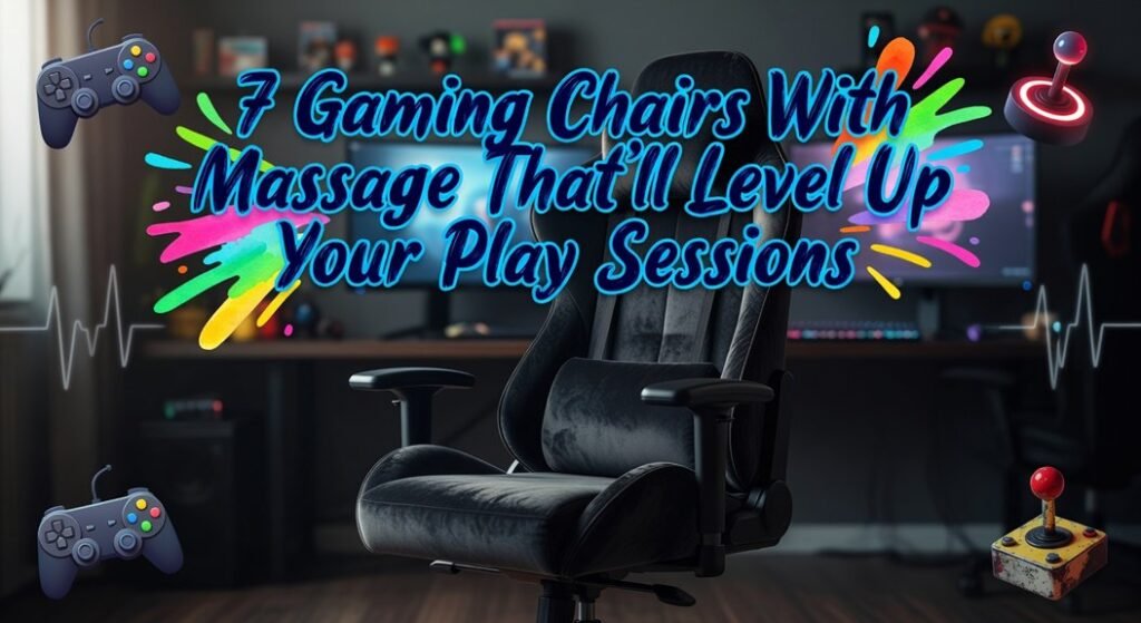 massage equipped gaming chairs