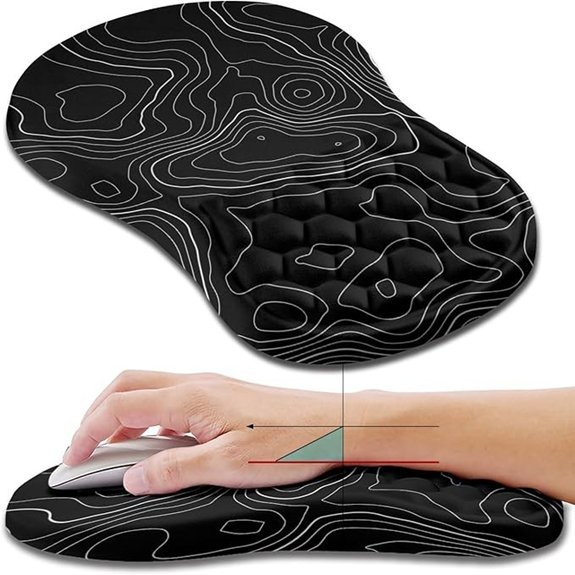 memory foam wrist support