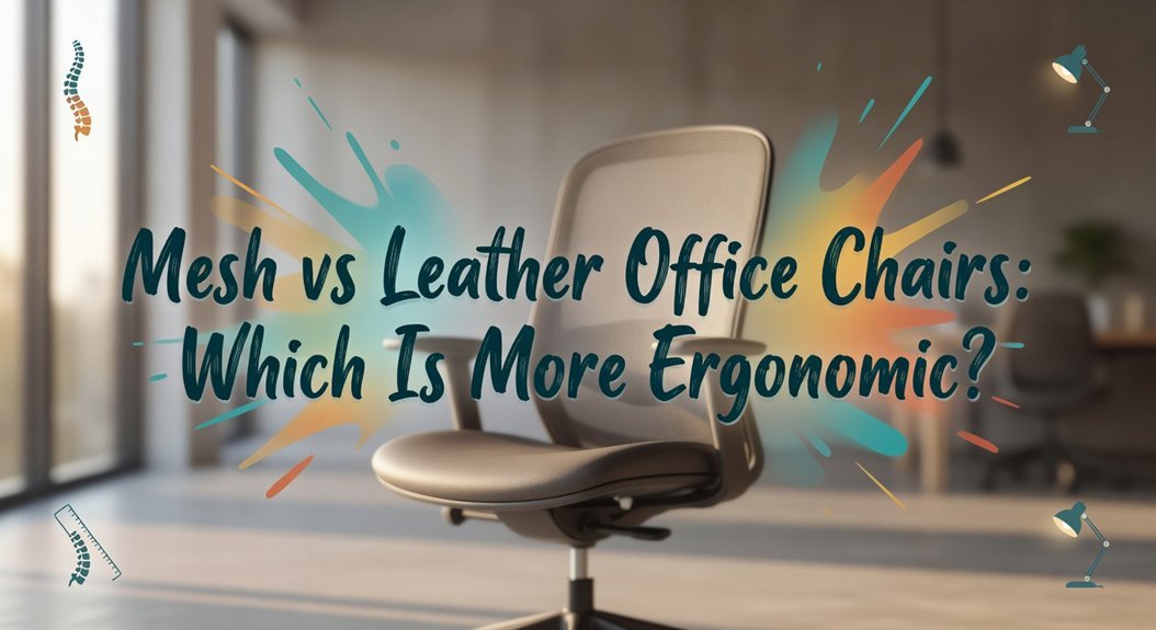 Mesh vs Leather Office Chairs: Which Is More Ergonomic?
