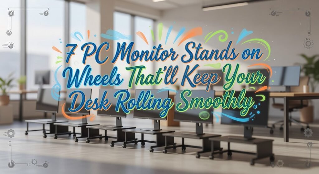 mobile monitor desk stands