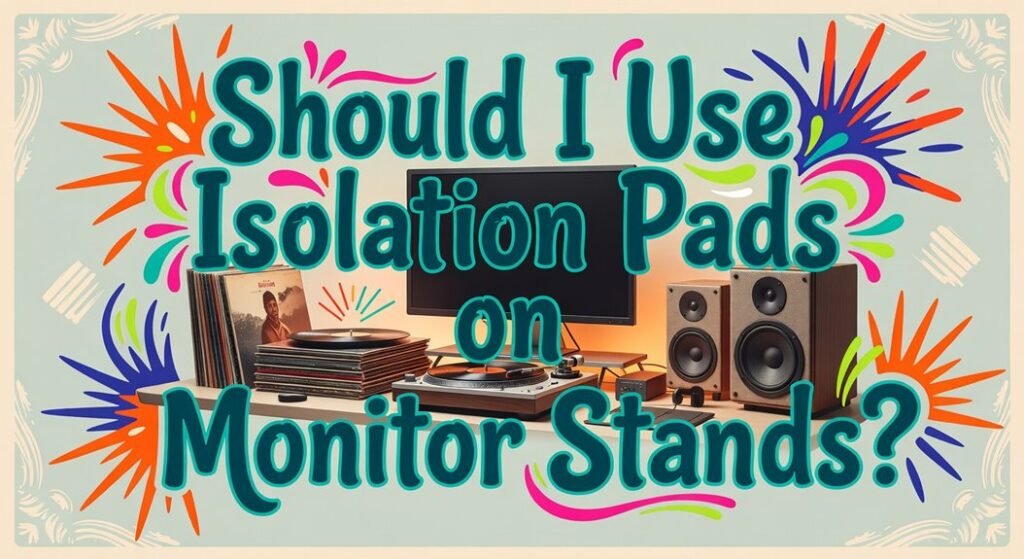 monitor stand vibration reduction